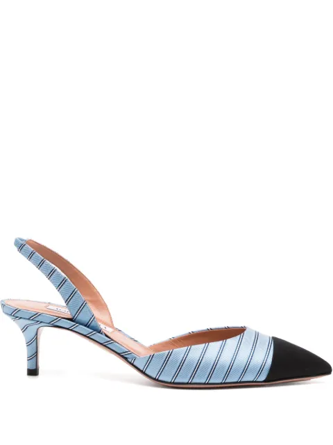 Aquazzura stripe pumps