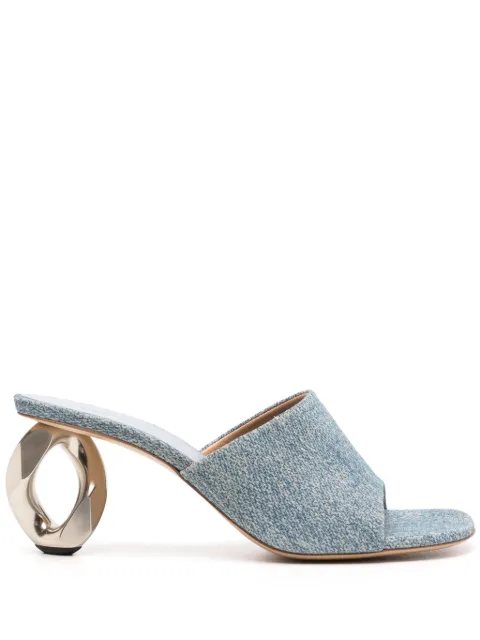 JW Anderson 80mm chain-heel sandals