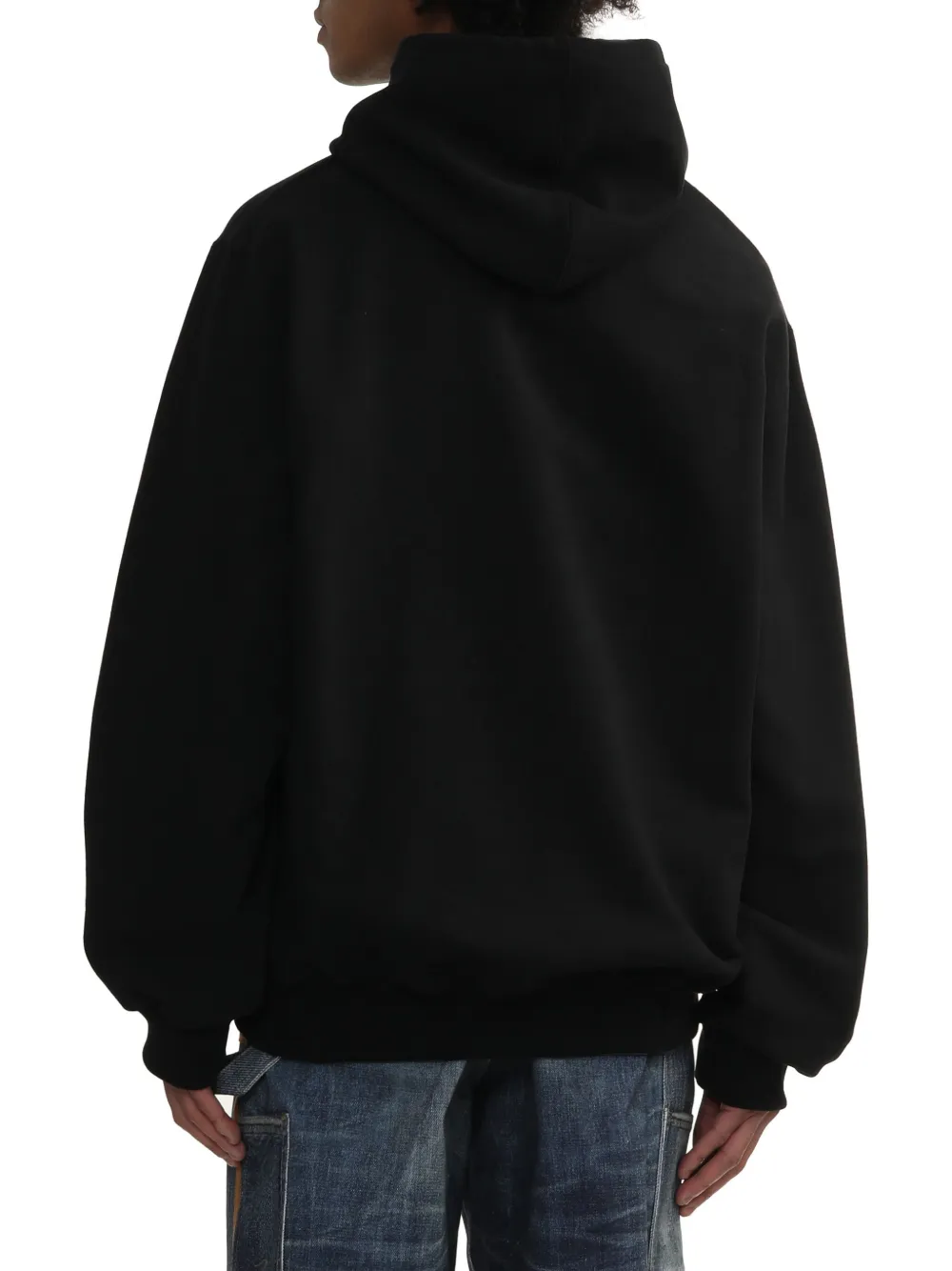 Doublet Katoenen hoodie Zwart