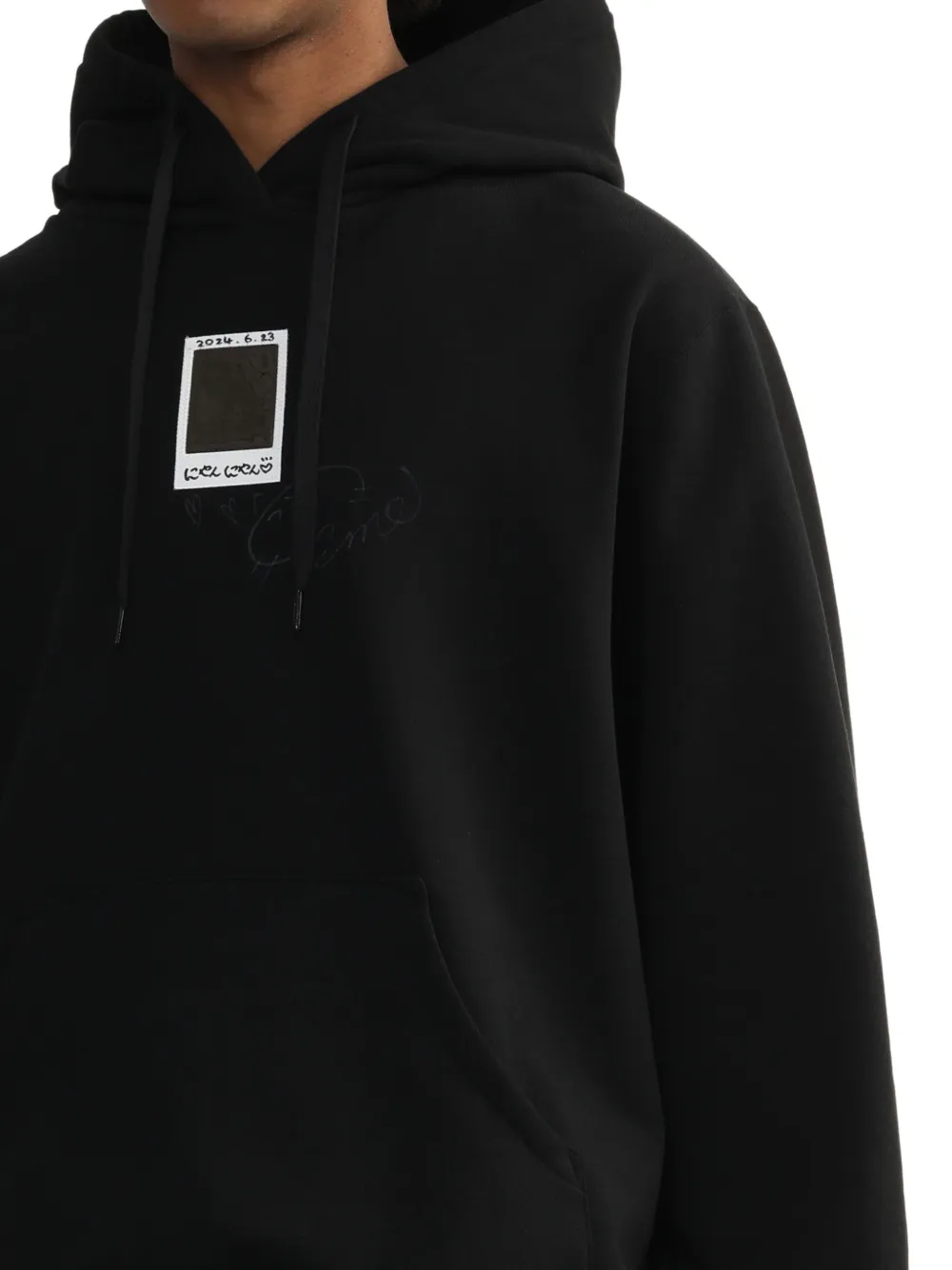 Doublet Katoenen hoodie Zwart