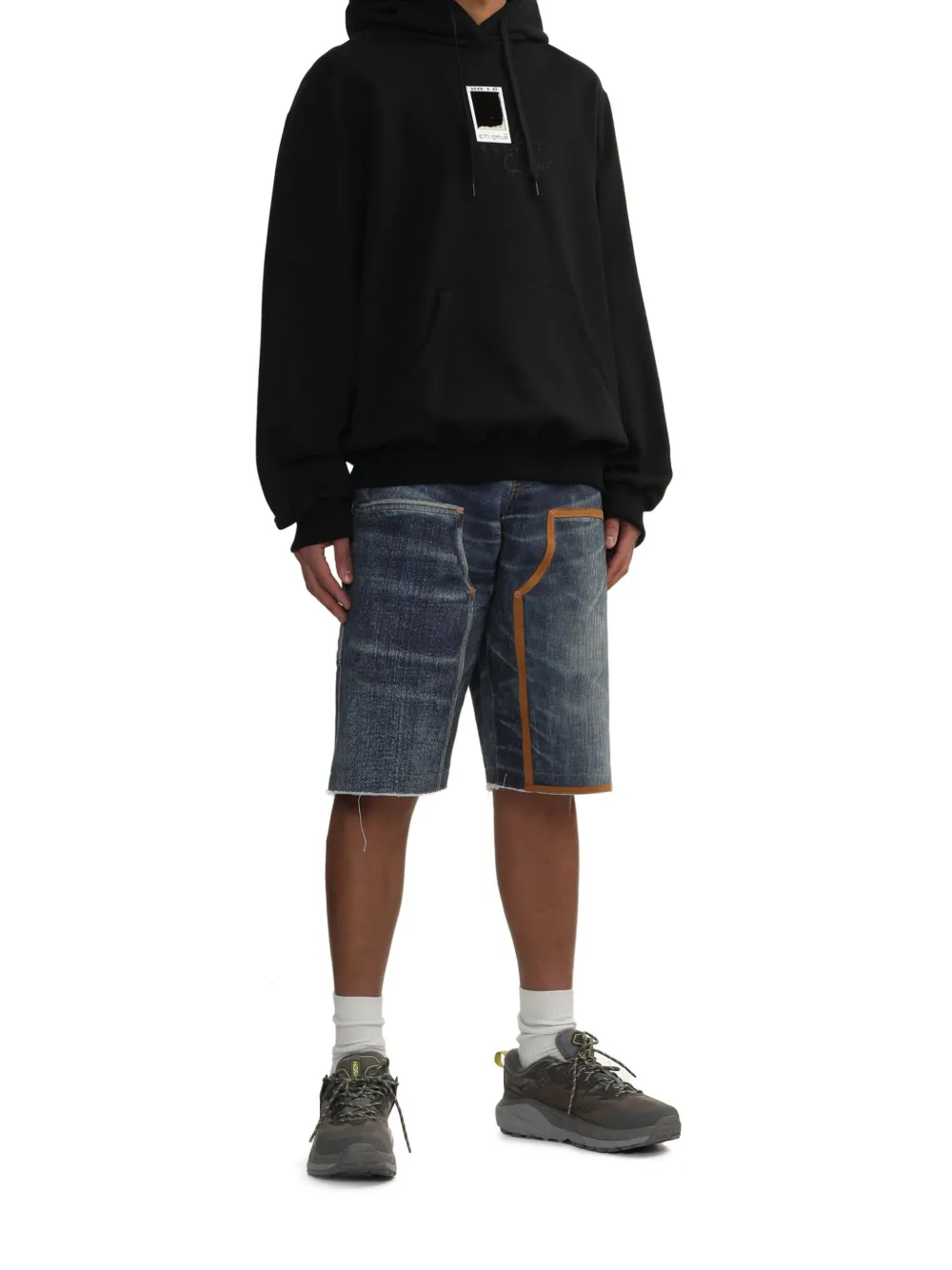 Doublet Katoenen hoodie Zwart