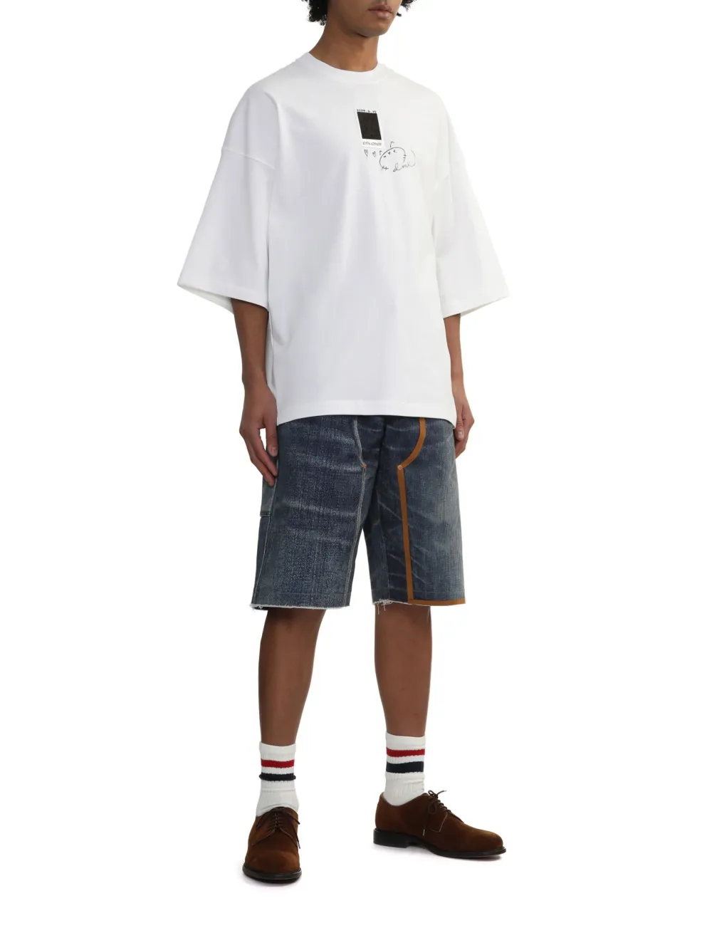 DOUBLET LOGO-PRINT T-SHIRT