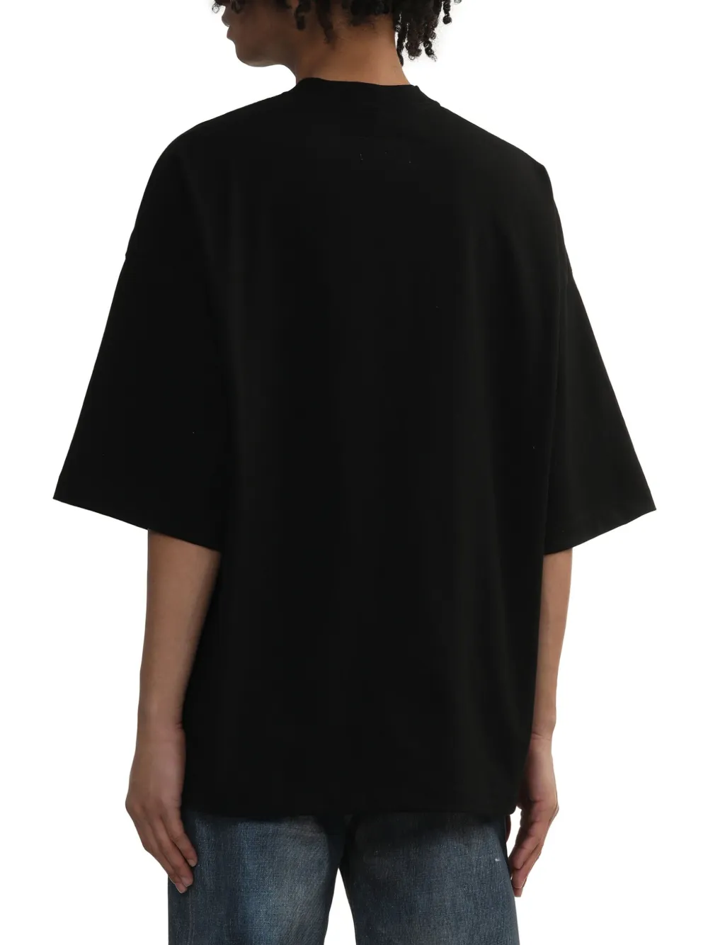 Doublet T-shirt met logoprint Zwart