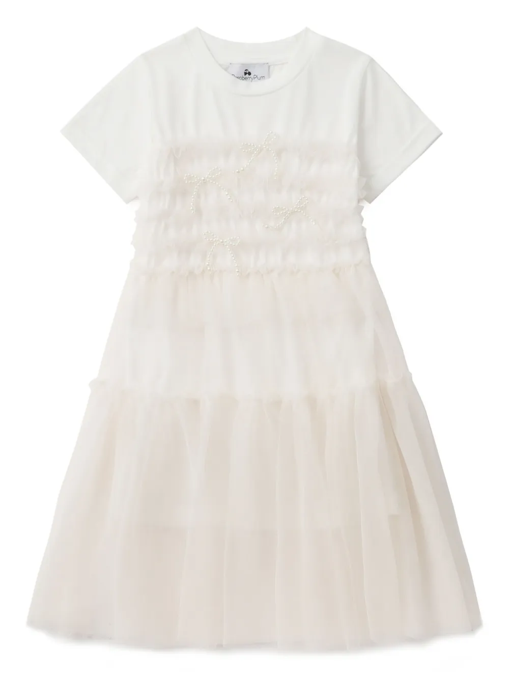 Raspberry Plum tulle dress | Neutrals | Image 1