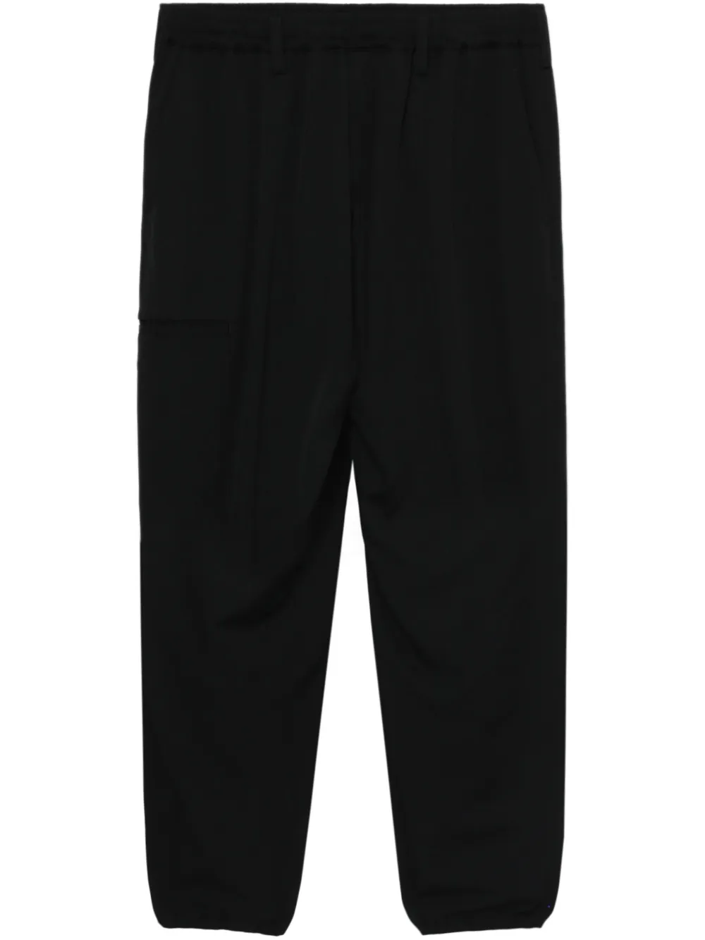 Yohji Yamamoto wool pleated trousers | Black | Image 1