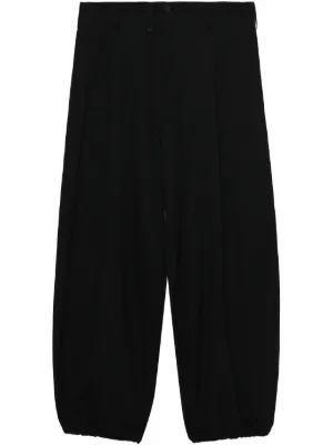 Black Comme Des Garçons クロップド サルエルパンツ | ブラック
