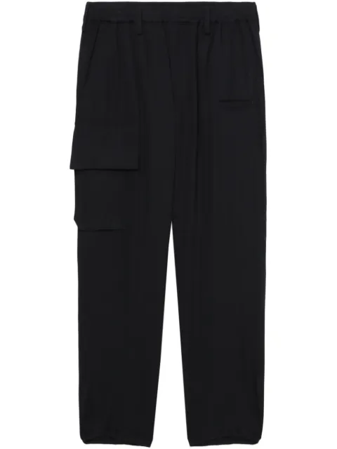 Yohji Yamamoto pantalones cargo con diseño recto