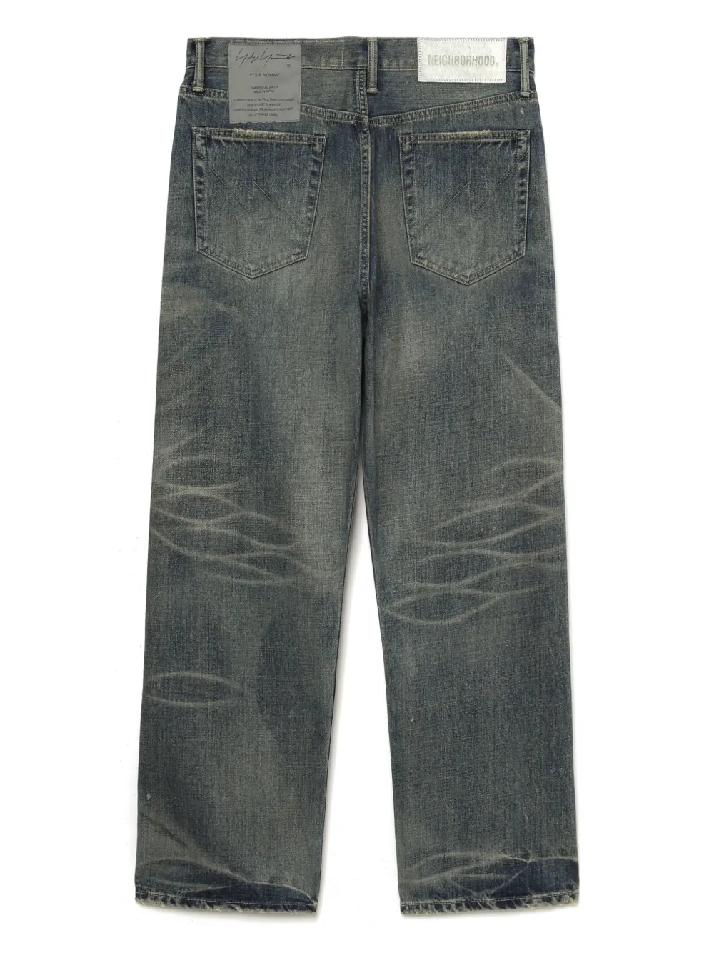 Yohji Yamamoto x Neighborhood Savage Jeans | Blue | FARFETCH CA