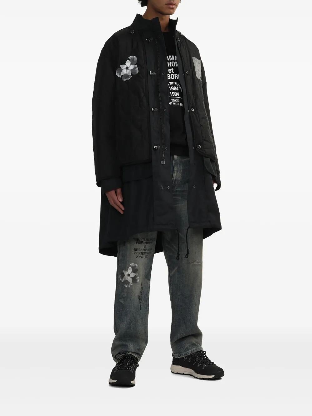 Yohji Yamamoto x Neighborhood Savage jeans - Blauw