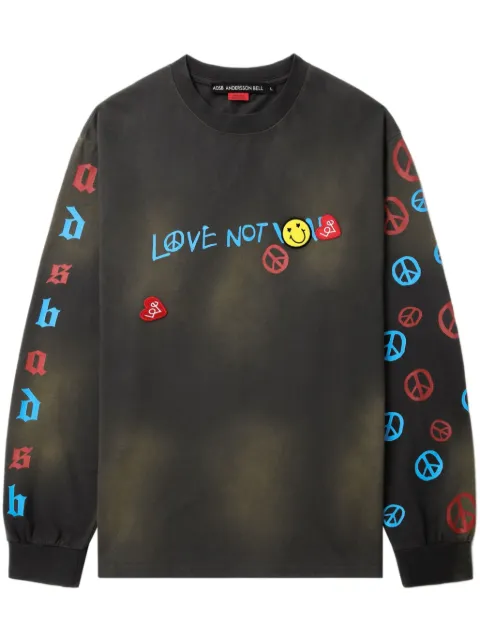 Andersson Bell text-print sweatshirt 