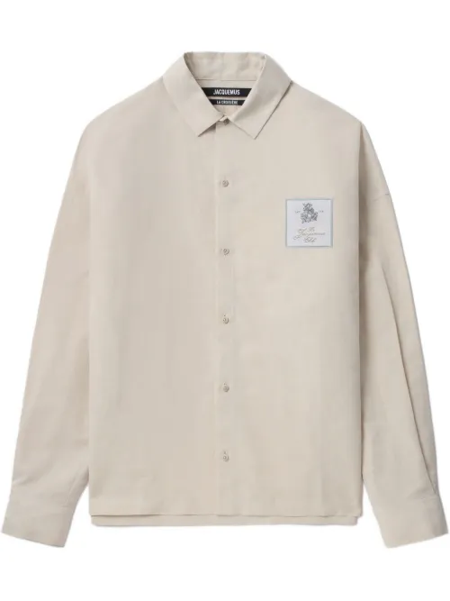 Chemise à détail de patch - Jacquemus - Modalova