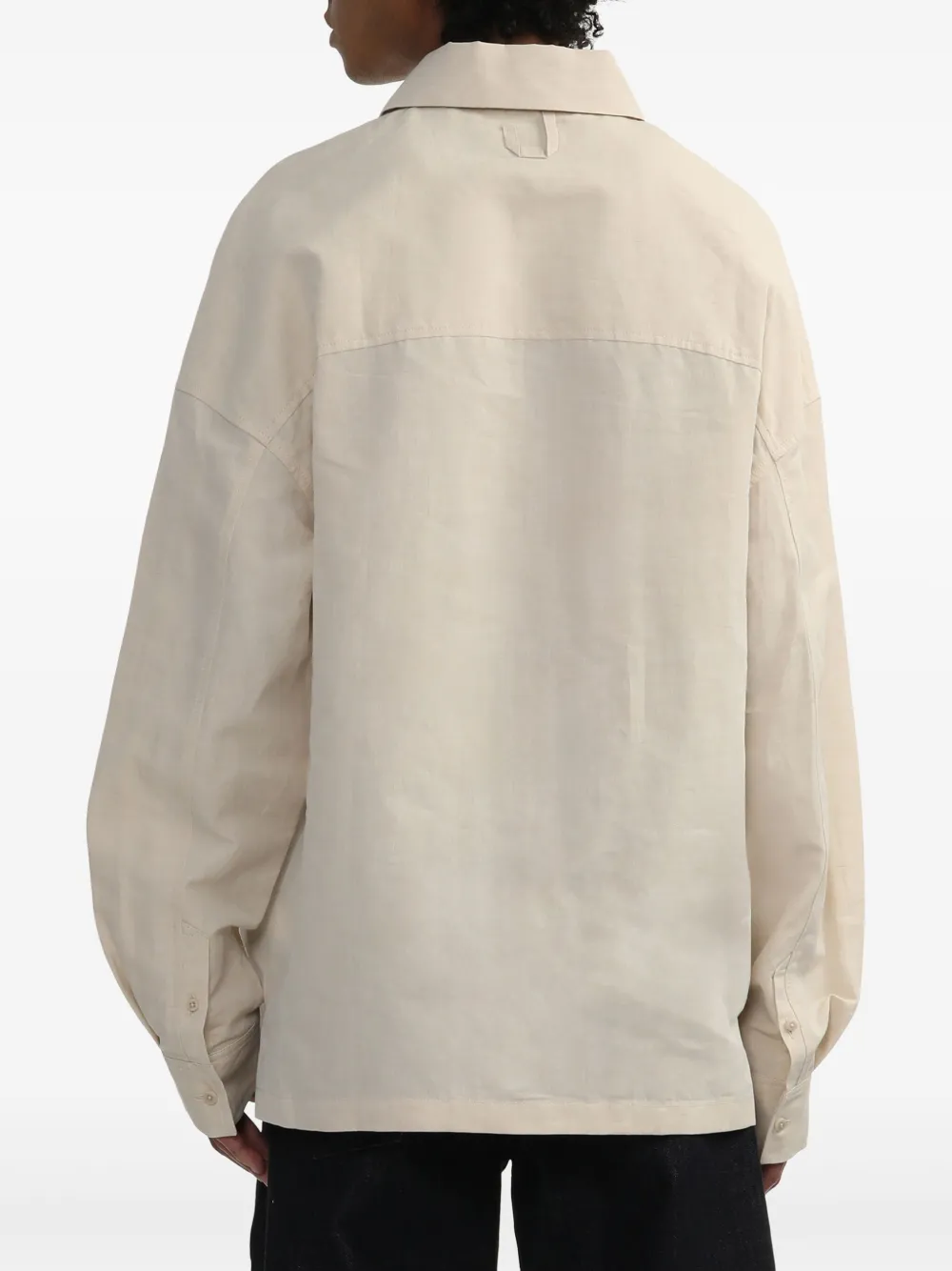 Jacquemus Overhemd met patch Beige