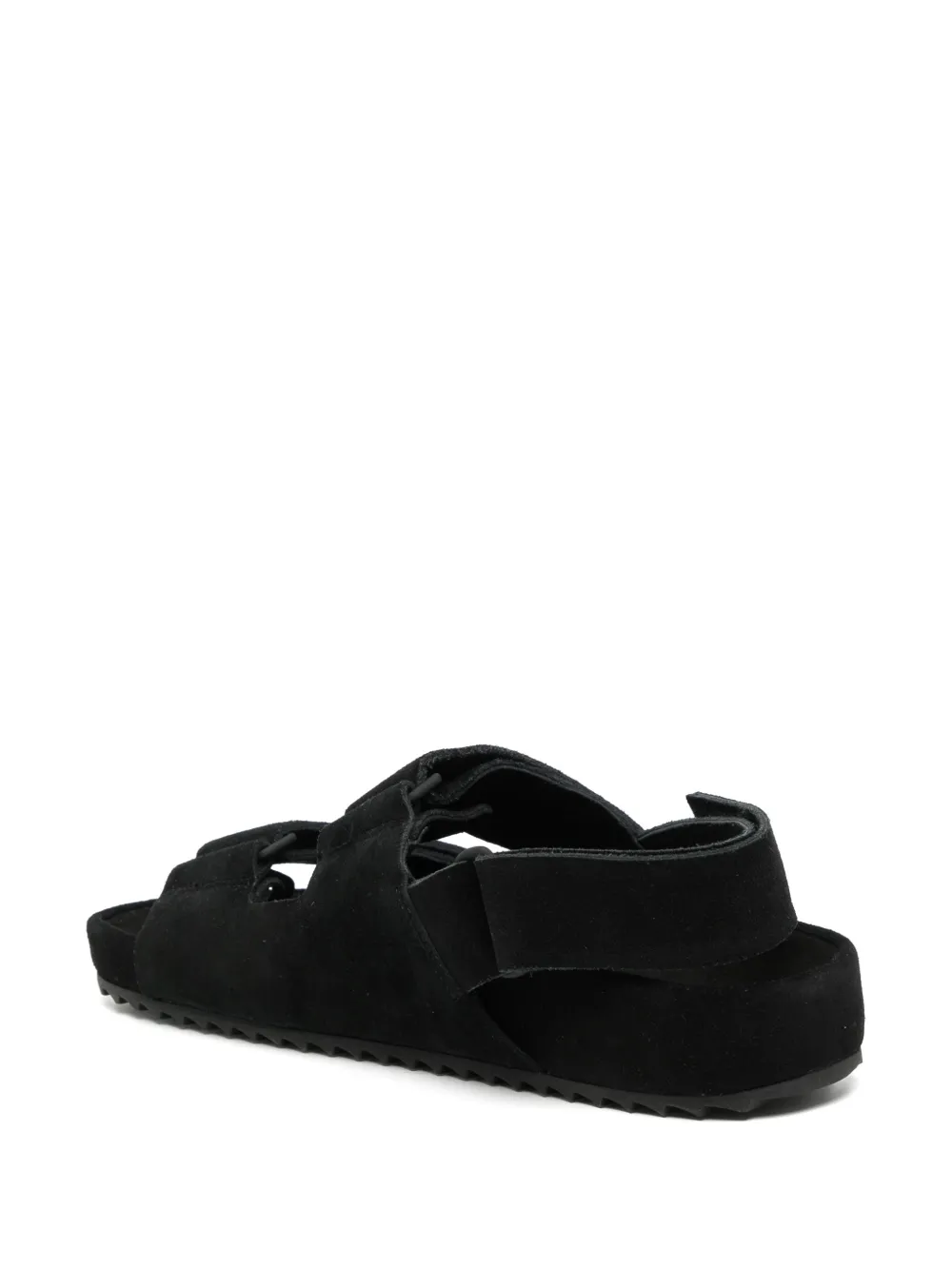 James Perse double touch-strap sandals Black