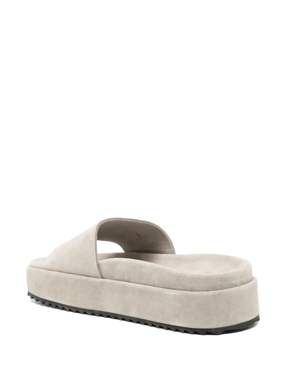 James Perse suede sandals Grey