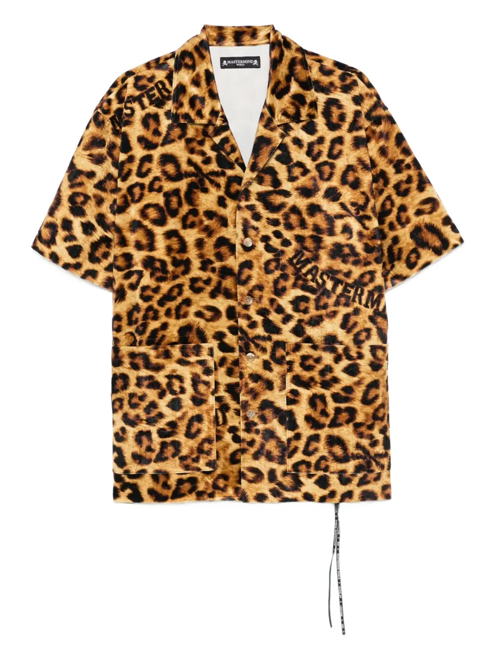 Mastermind World leopard-print pocket shirt | Brown | Image 1