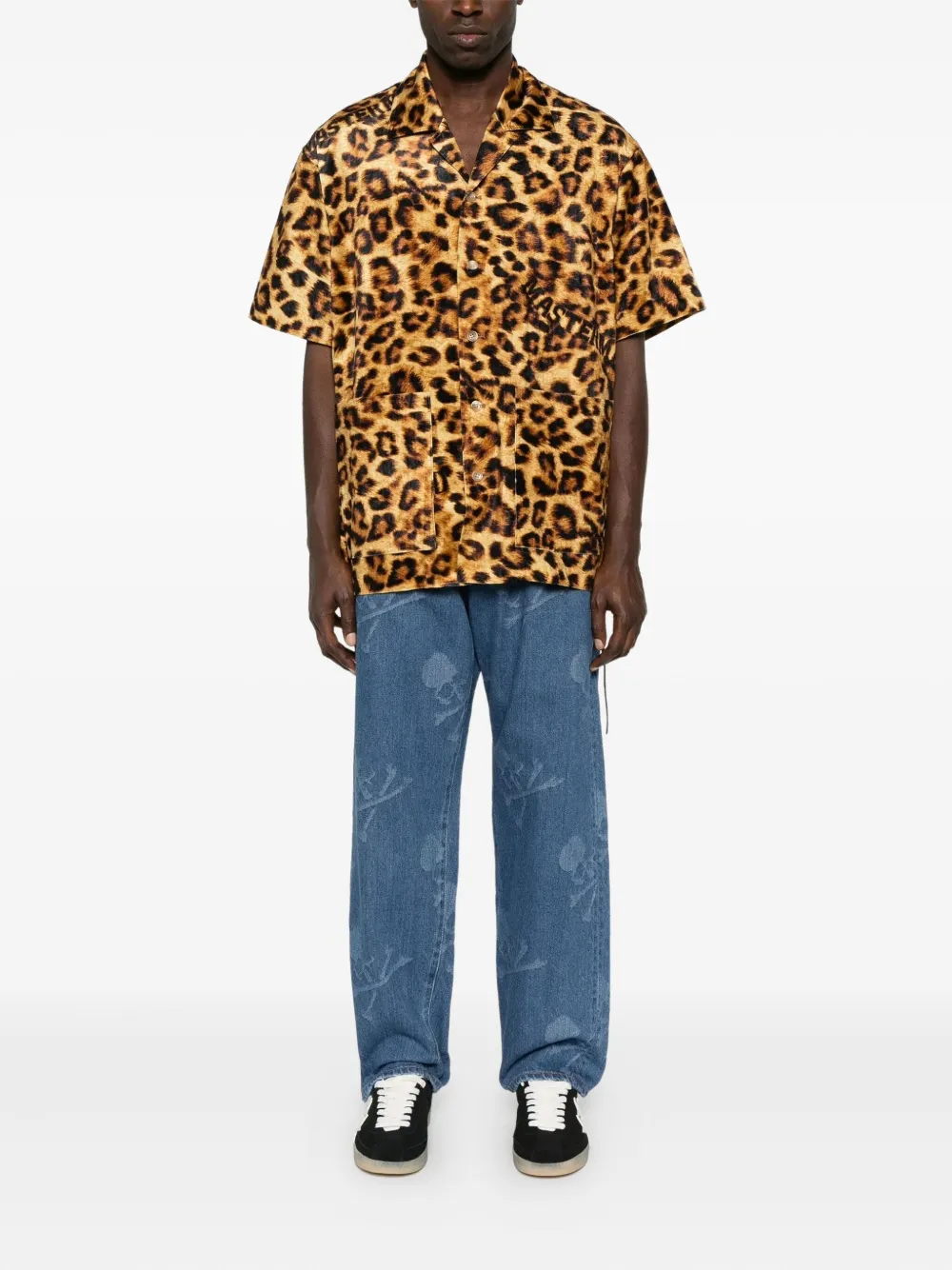 Mastermind World leopard-print pocket shirt | Image 2