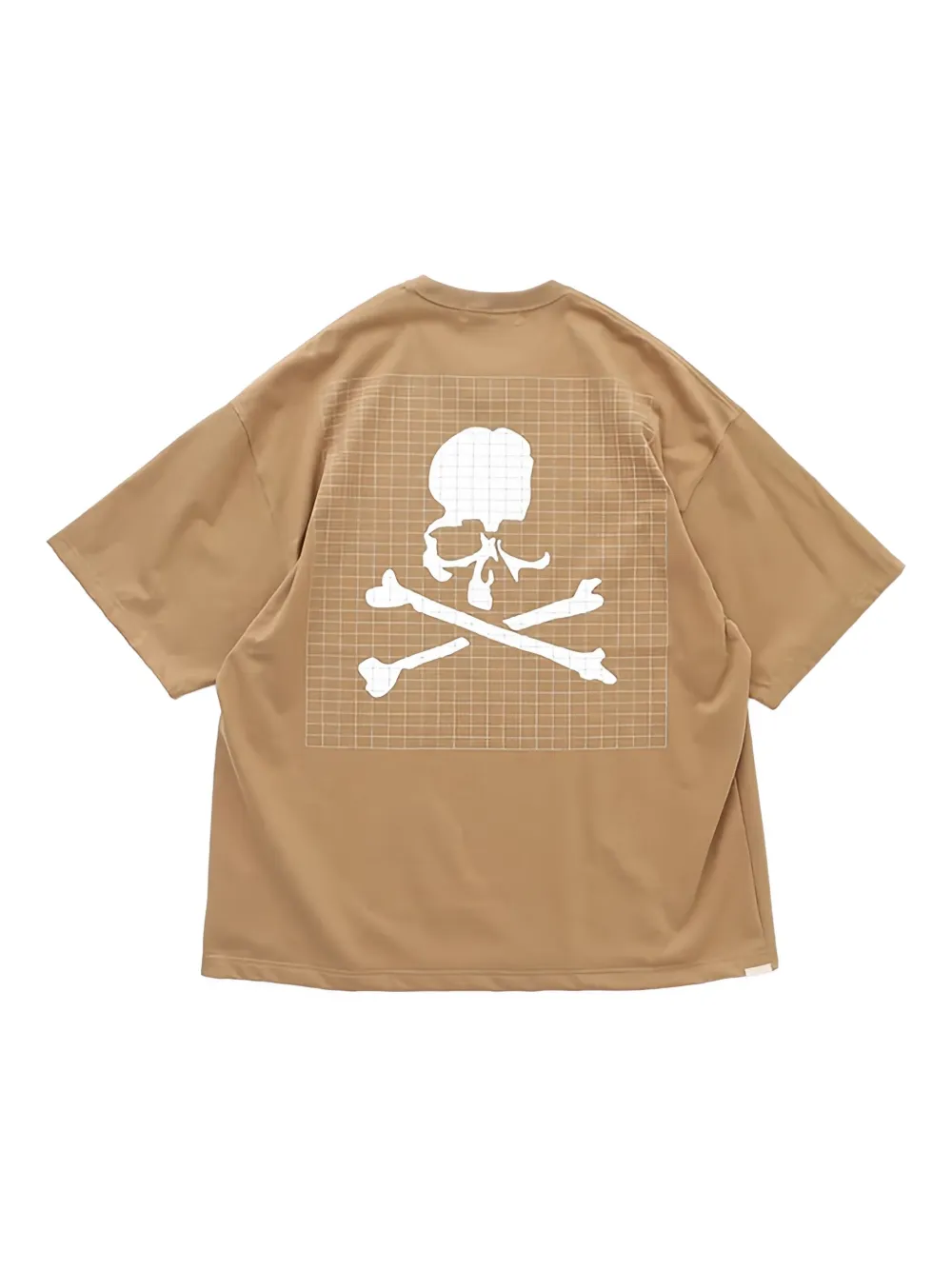 Mastermind World skull-print T-shirt - Beige