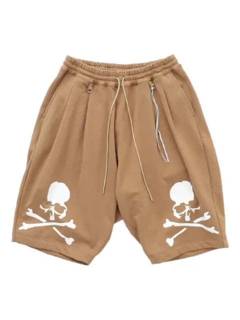 Mastermind World skull-print drawstring track shorts
