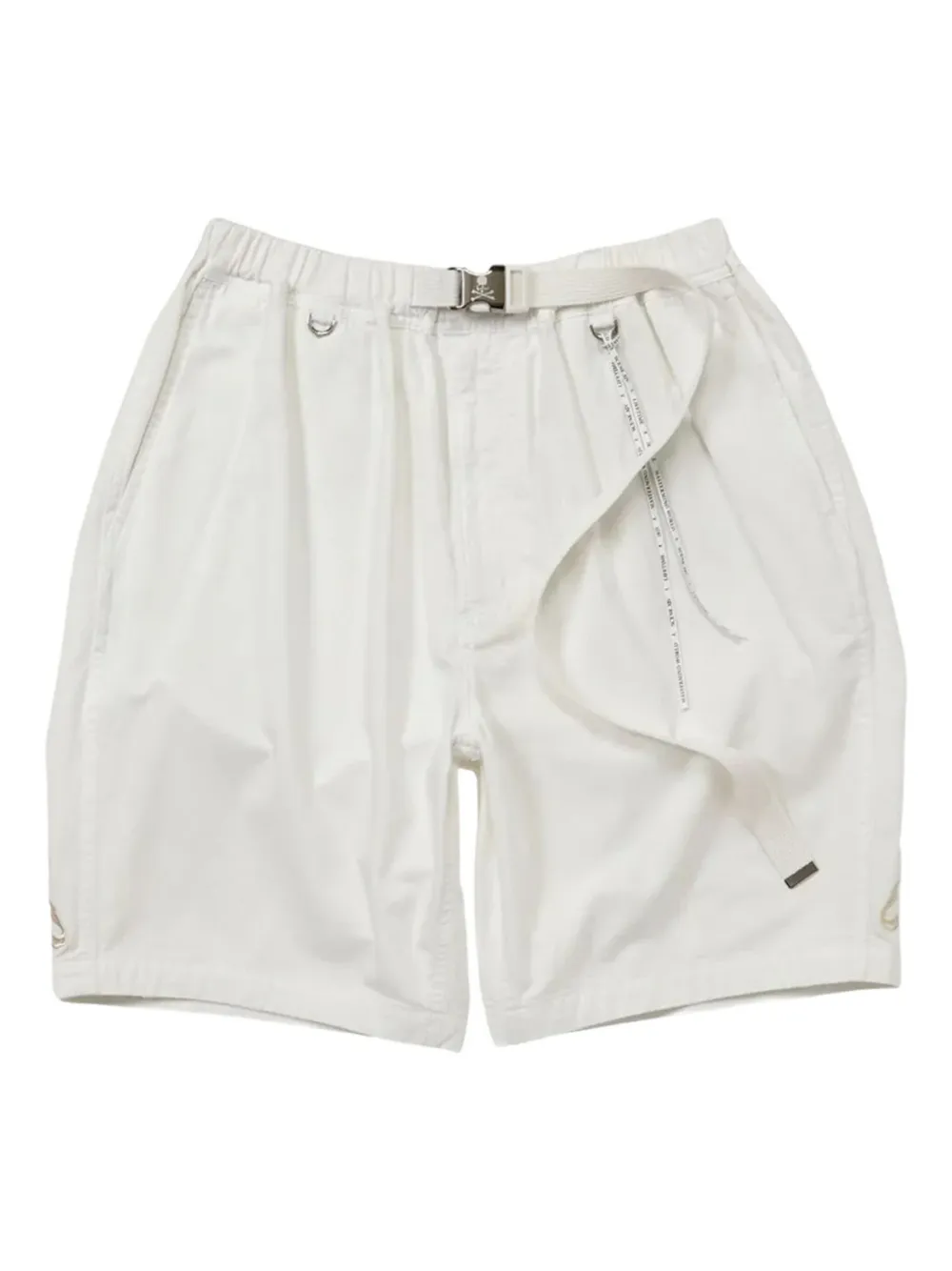 Mastermind World skull-embellished belted cargo shorts | White | Image 1