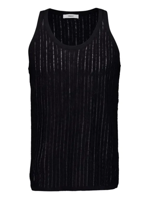 COMMAS pointelle knit tank