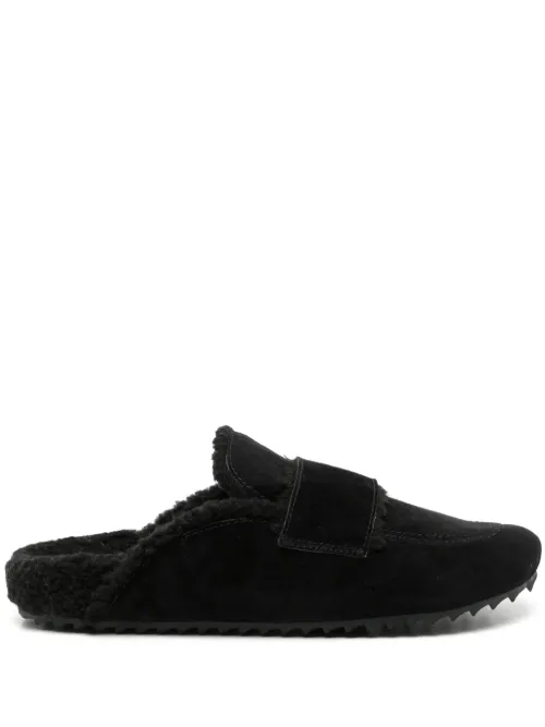 James Perse sandales en daim - Noir - James Perse - Modalova
