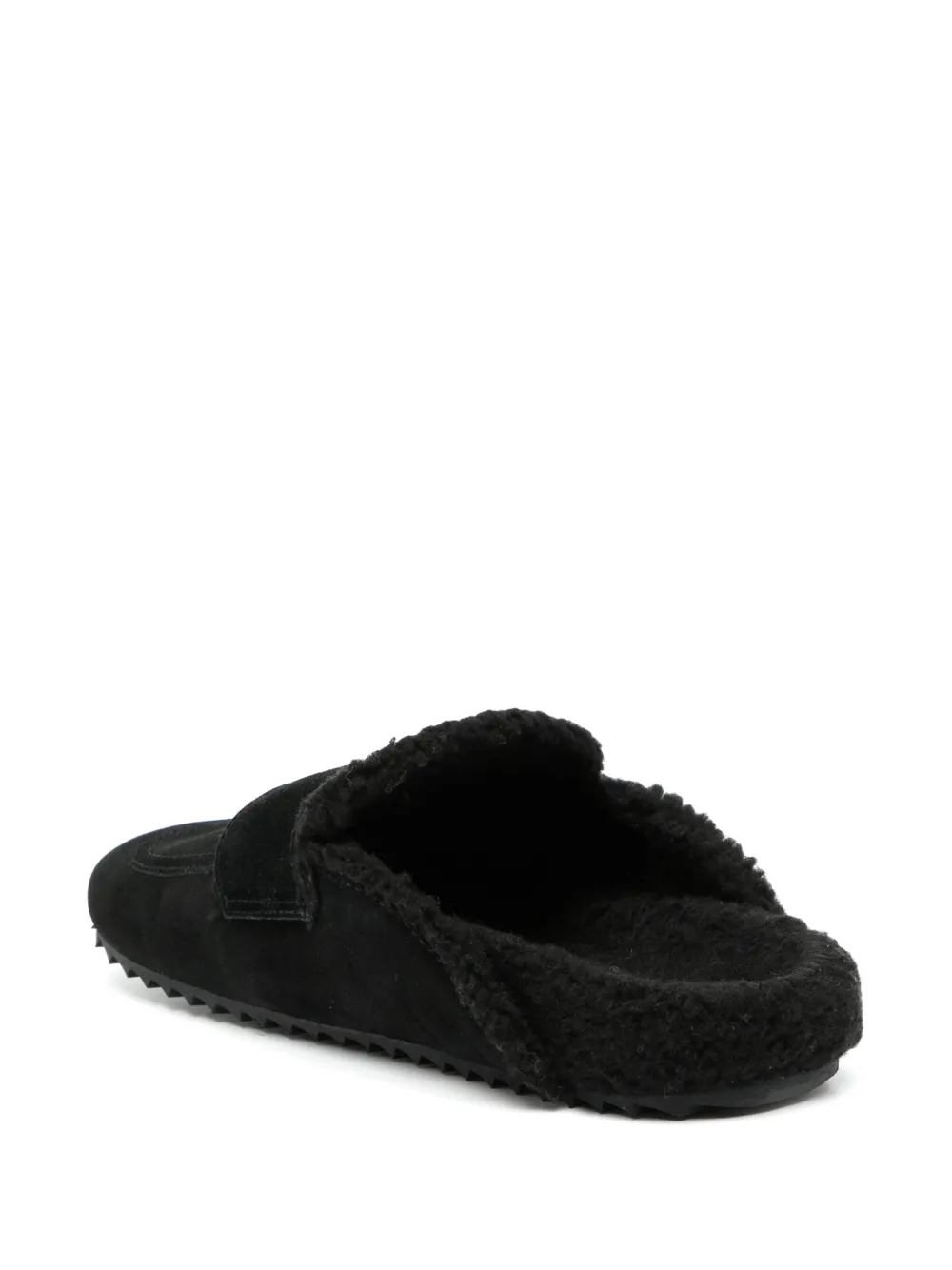 James Perse suede sandals Black