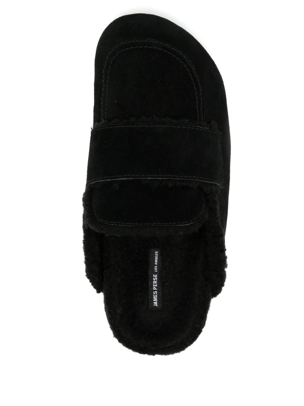 James Perse suede sandals Black