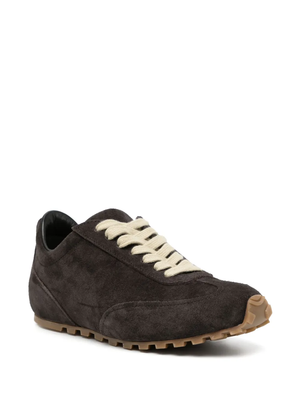 James Perse Suède hardloopsneakers - Bruin