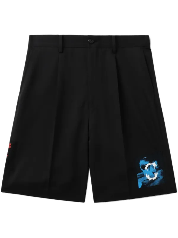 Undercover センタープレス ショートパンツ | ブラック | FARFETCH JP