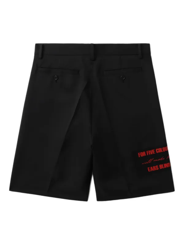 Undercover センタープレス ショートパンツ | ブラック | FARFETCH JP