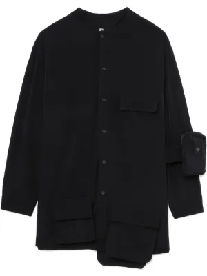 Yohji Yamamoto オーバーサイズ シャツ | ブラック | FARFETCH JP