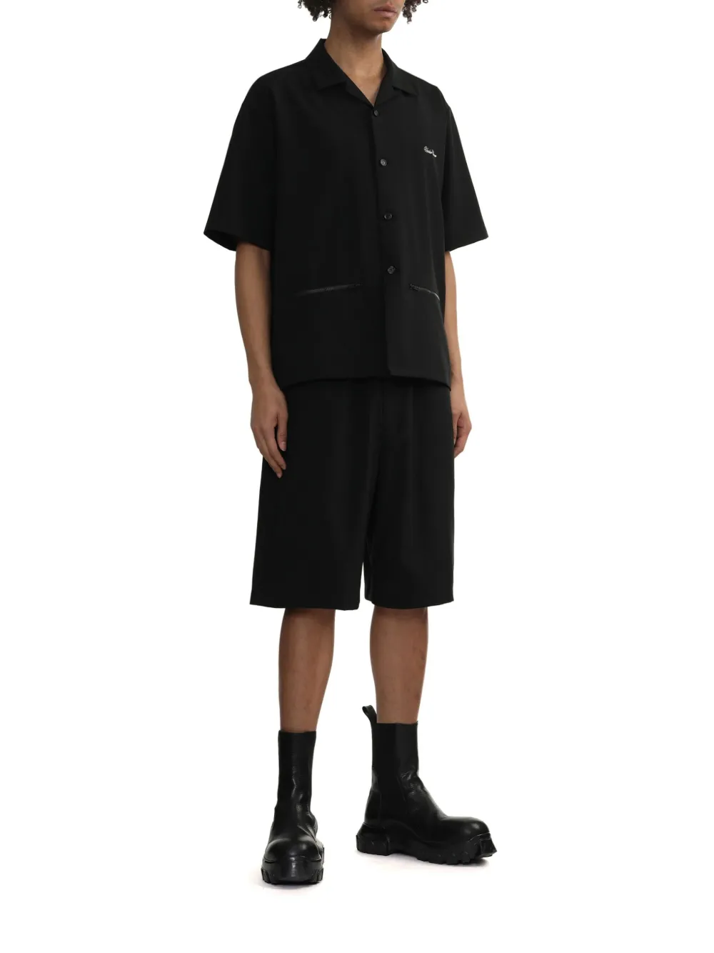 Undercover Shorts met tekst Zwart