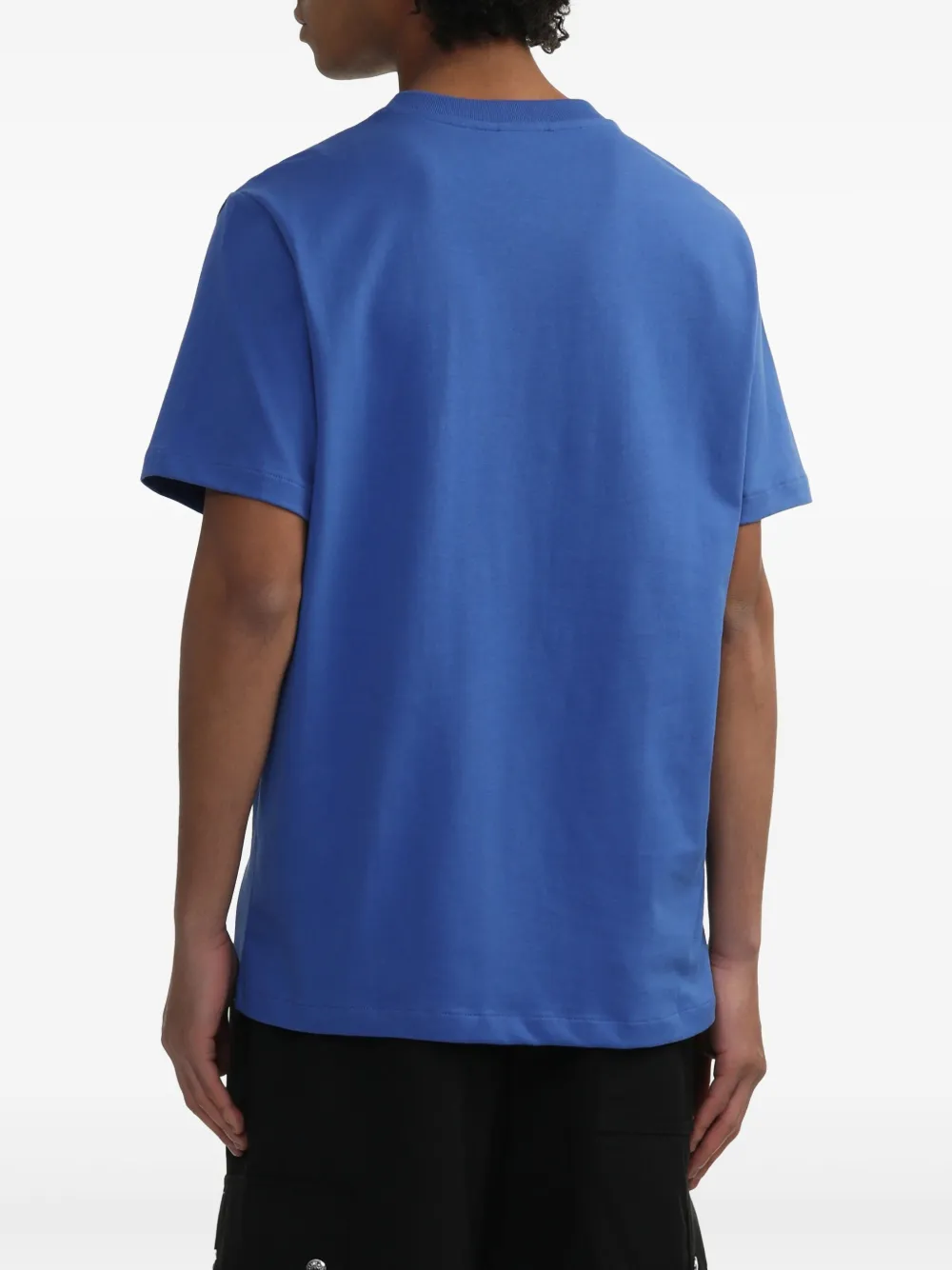A.P.C. T-shirt met logo Blauw