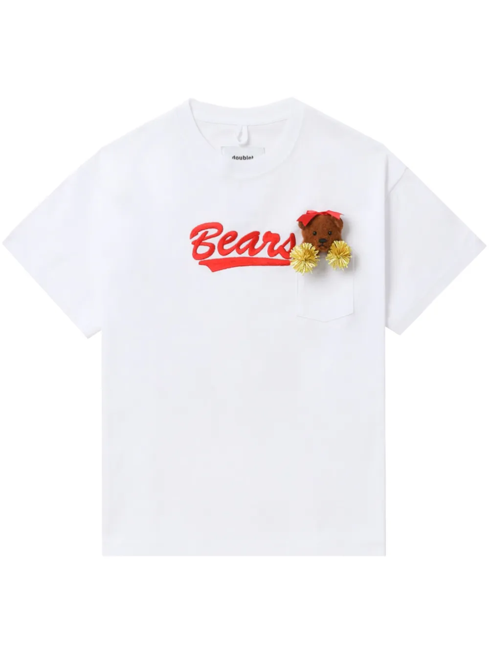 bear-motif T-shirt