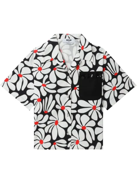 MSGM floral-print shirt 