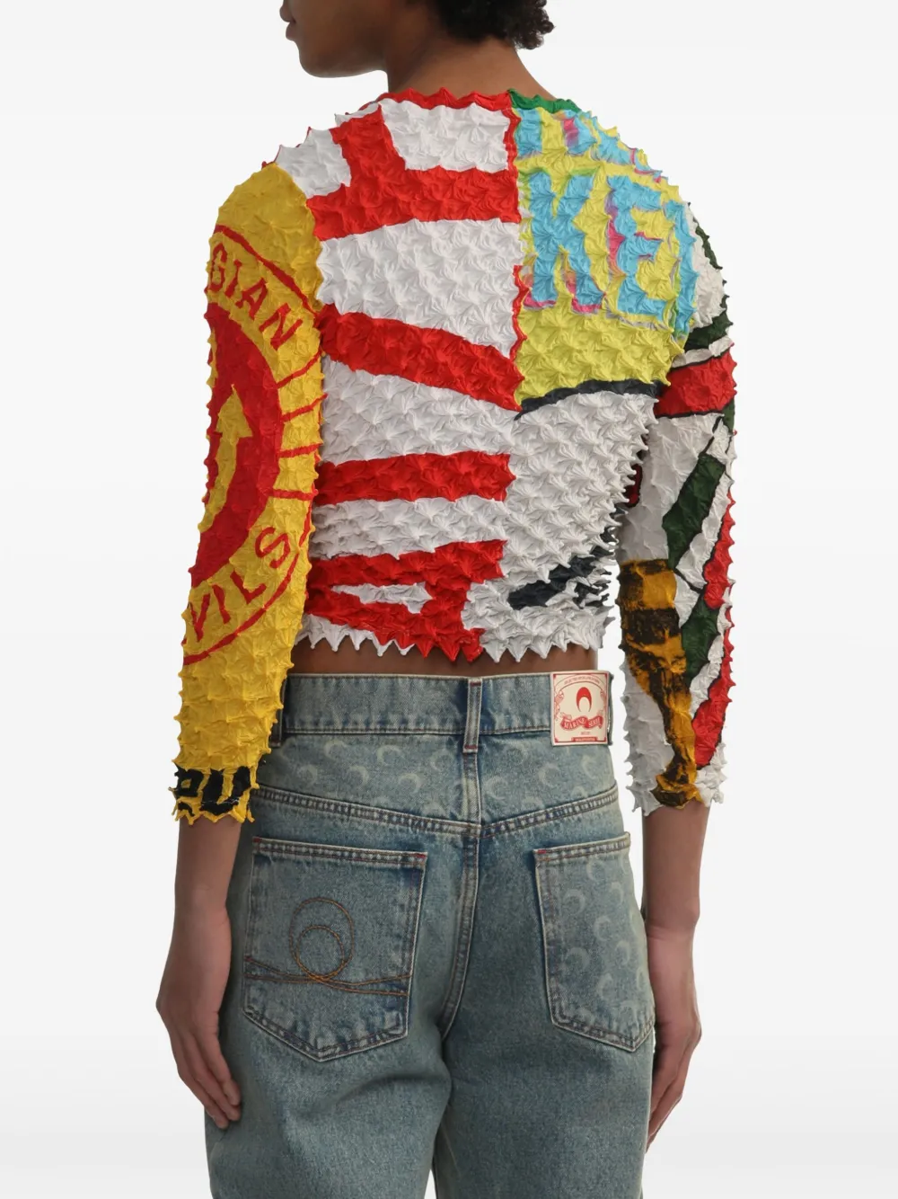 Doublet T-shirt met print Rood