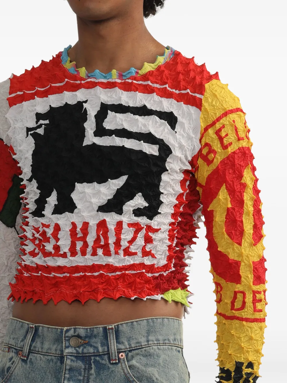 Doublet T-shirt met print Rood