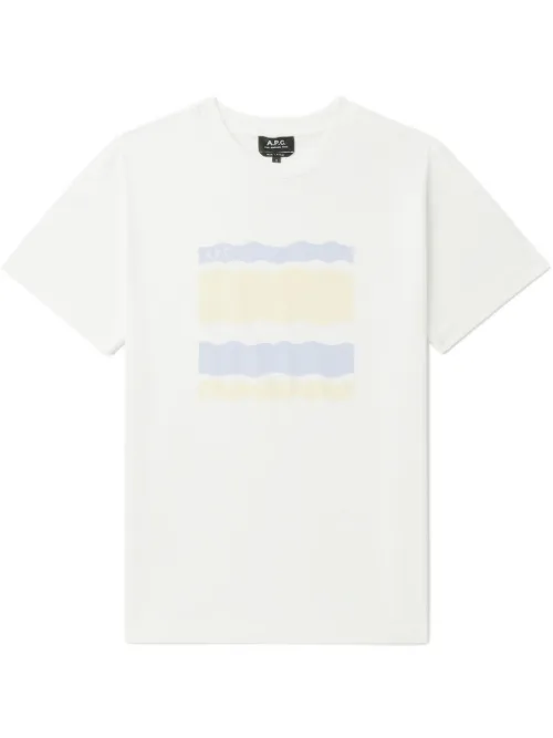 A.P.C. t-shirt Malone - Blanc - A.P.C. - Modalova