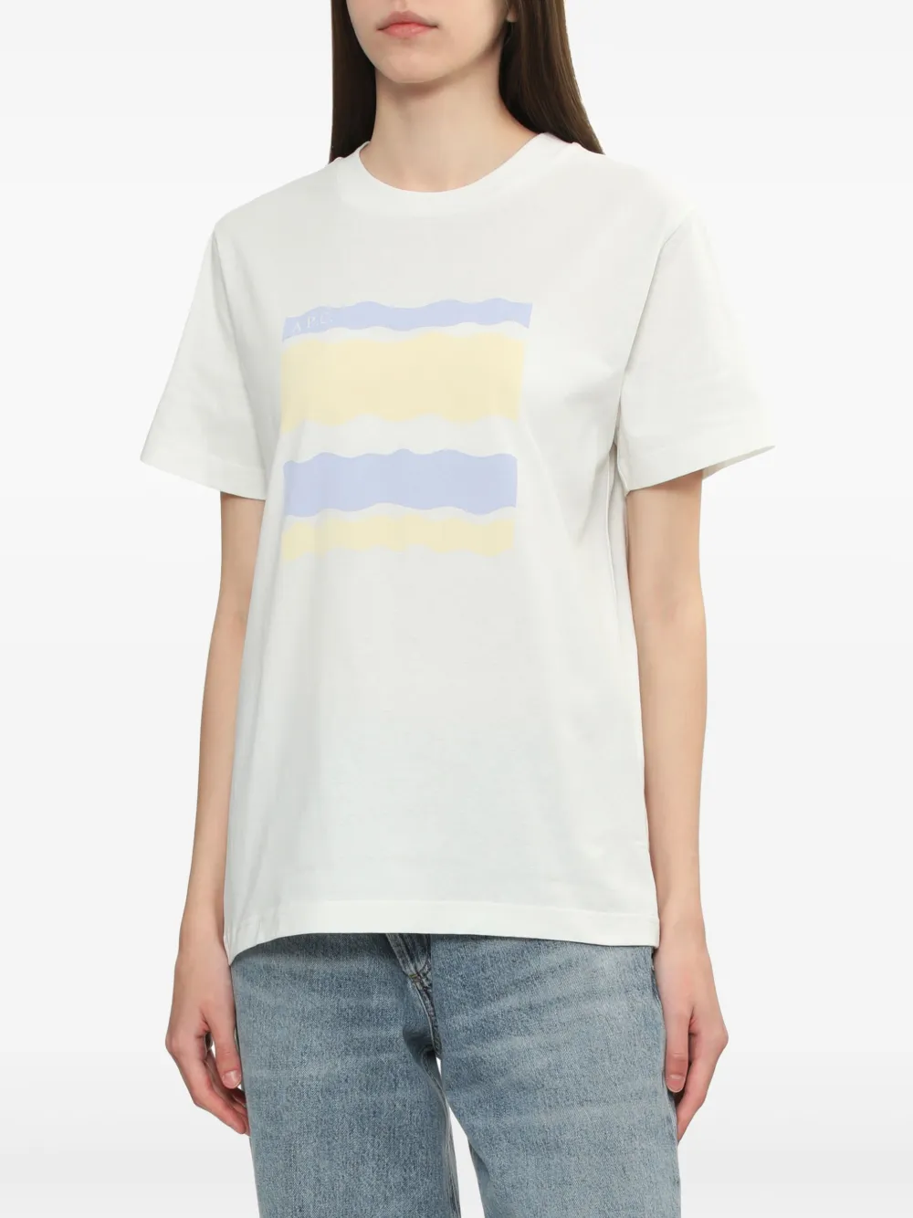 A.P.C｜ (Malone T-shirt (COGCK M26506 ALD)) Malone T-shirt | Irregular organic recycled jersey | A.P.C.