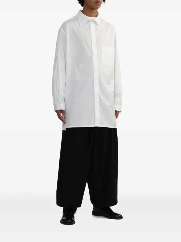 Yohji Yamamoto Cotton Shirt | White | FARFETCH CA
