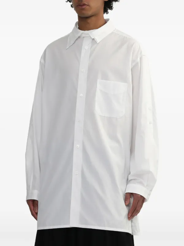 Yohji Yamamoto Cotton Shirt | White | FARFETCH CA