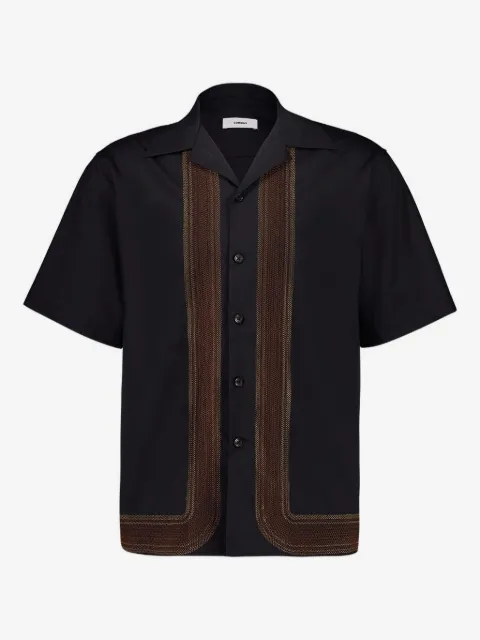 COMMAS gradient zigzag embroidered shirt