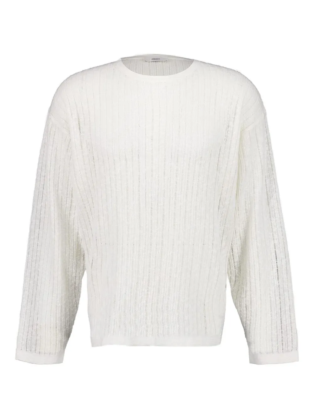 COMMAS pointelle knit sweater | White | Image 1