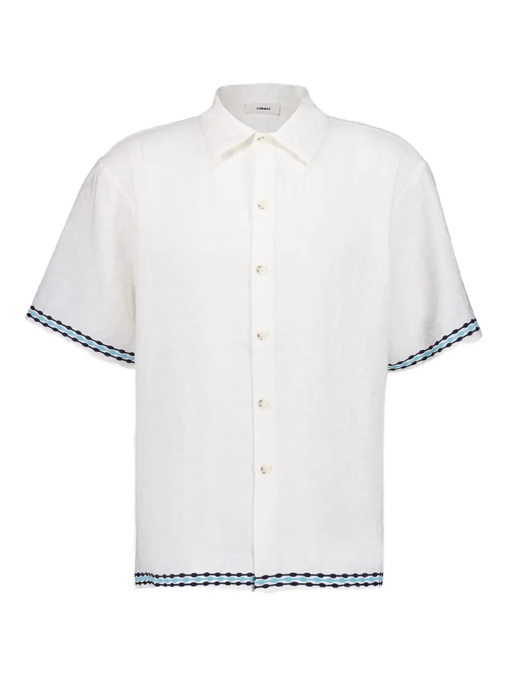 COMMAS embroidered cuff shirt | White | Image 1