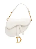 Christian Dior Pre-Owned 2020 Mini Oblique Saddle satchel - White