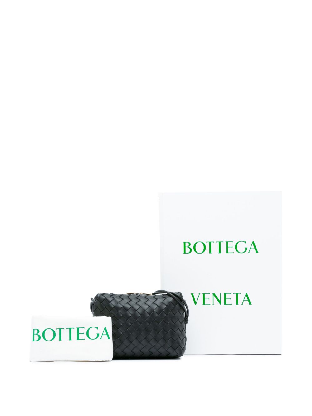 Bottega Veneta Pre-Owned 2012-2024 Small Lambskin Loop Camera Bag crossbody bag - Zwart