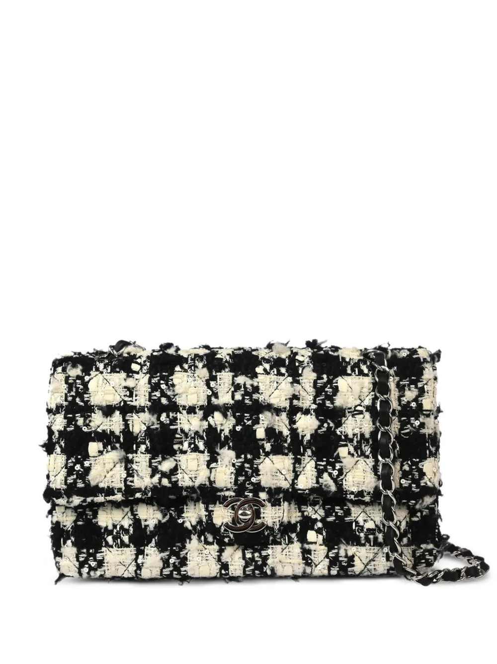 CHANEL Pre-Owned bolsa de hombro Double Flap mediana 2005 | blanco | Image 1