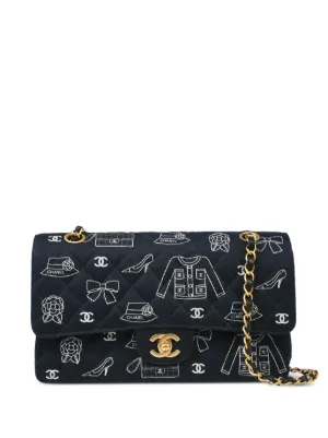 CHANEL Pre-Owned 2002-2003 Large Sports Line Duffle Bag | Black