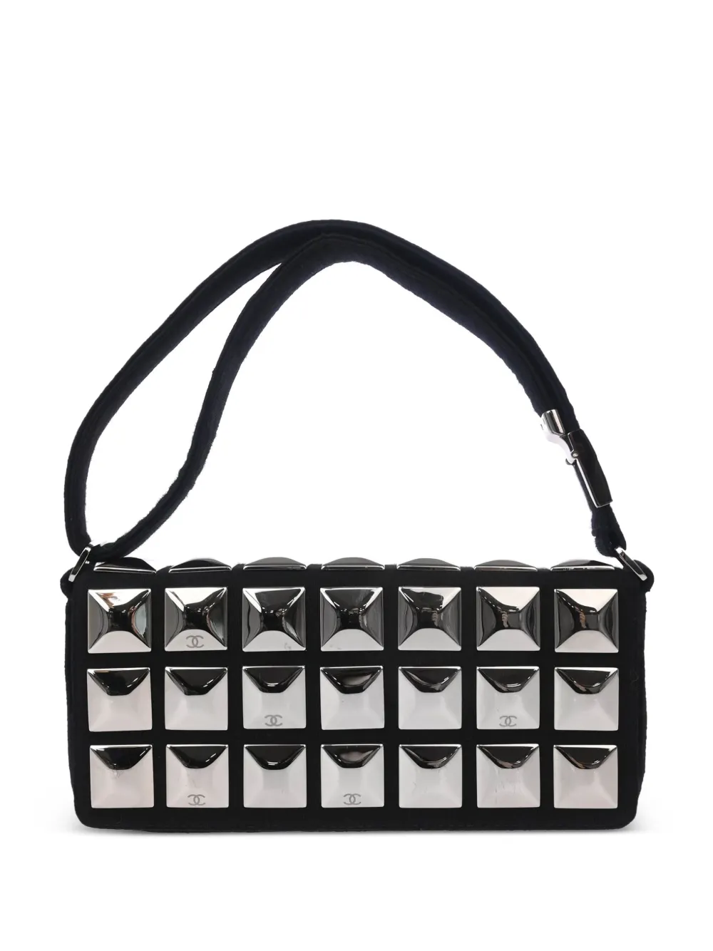 CHANEL Pre-Owned Borsa a spalla Ice Cube 2003 - Nero