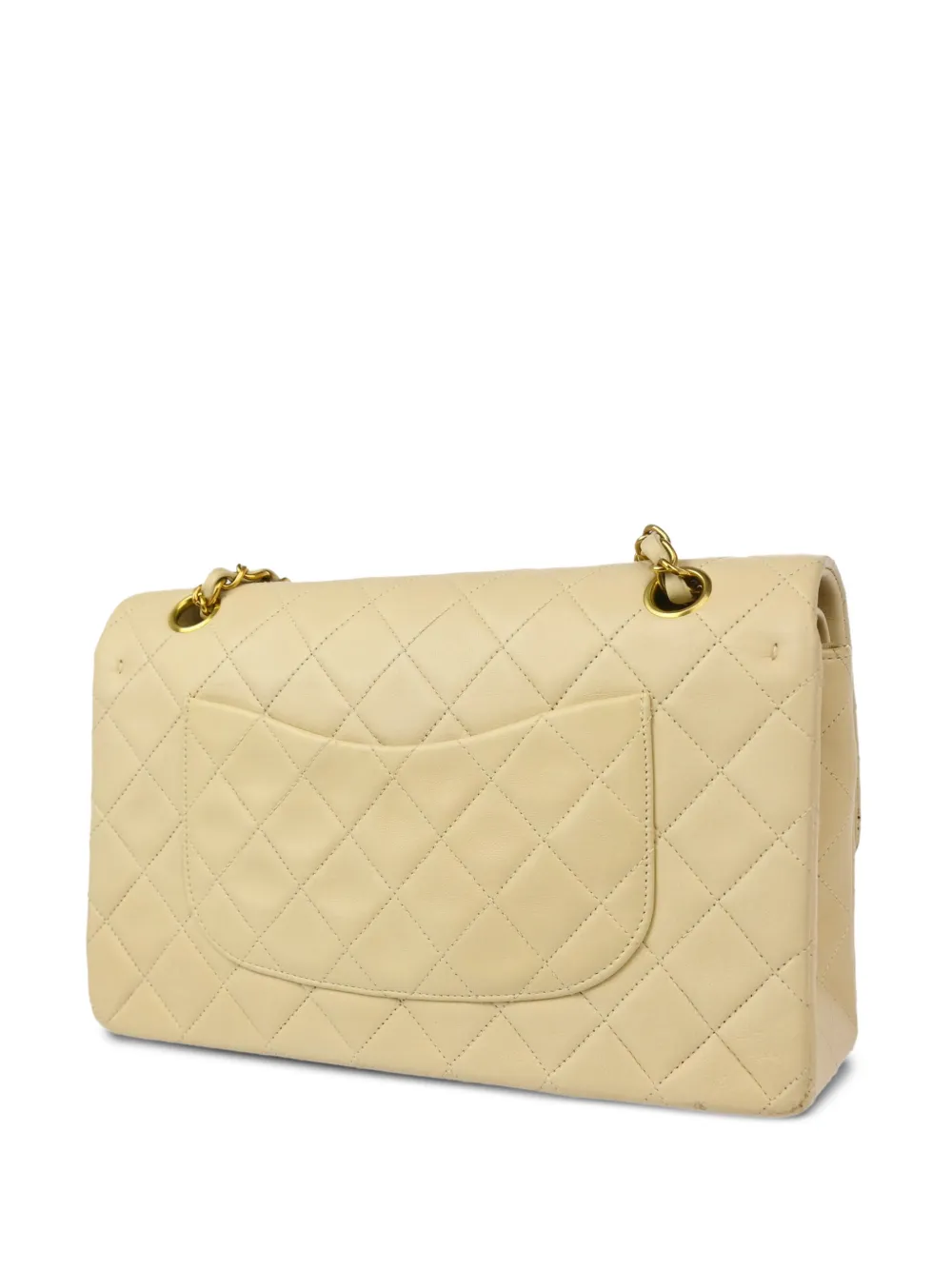 CHANEL Pre-Owned 1995s medium Double Flap schoudertas - Beige